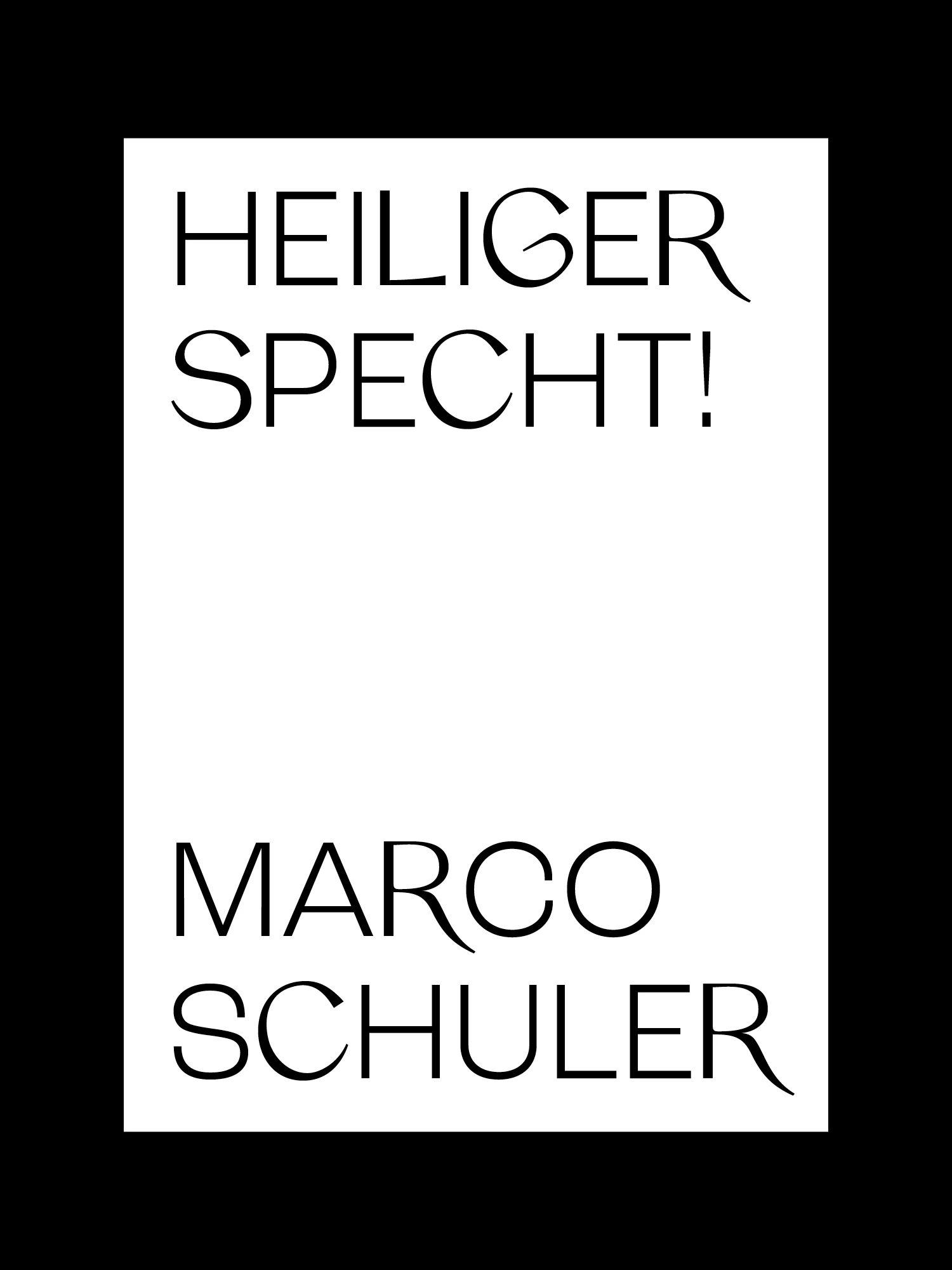 Heiliger Specht! poster for Marco Schuler